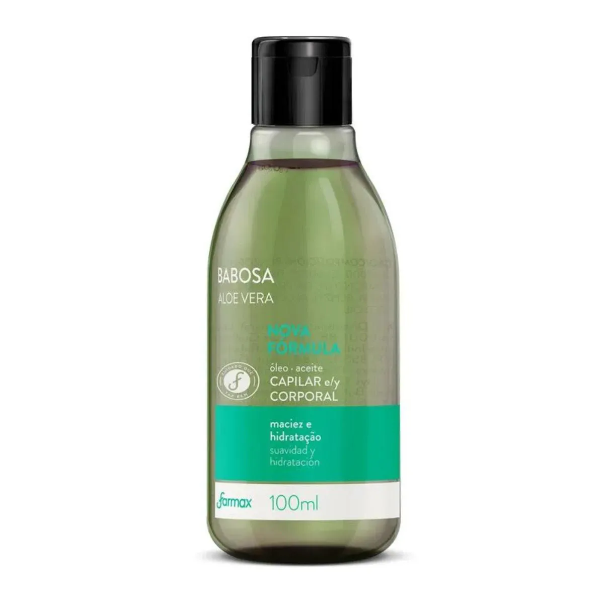 ÓLEO CAPILAR E CORPORAL BABOSA FARMAX 100ML