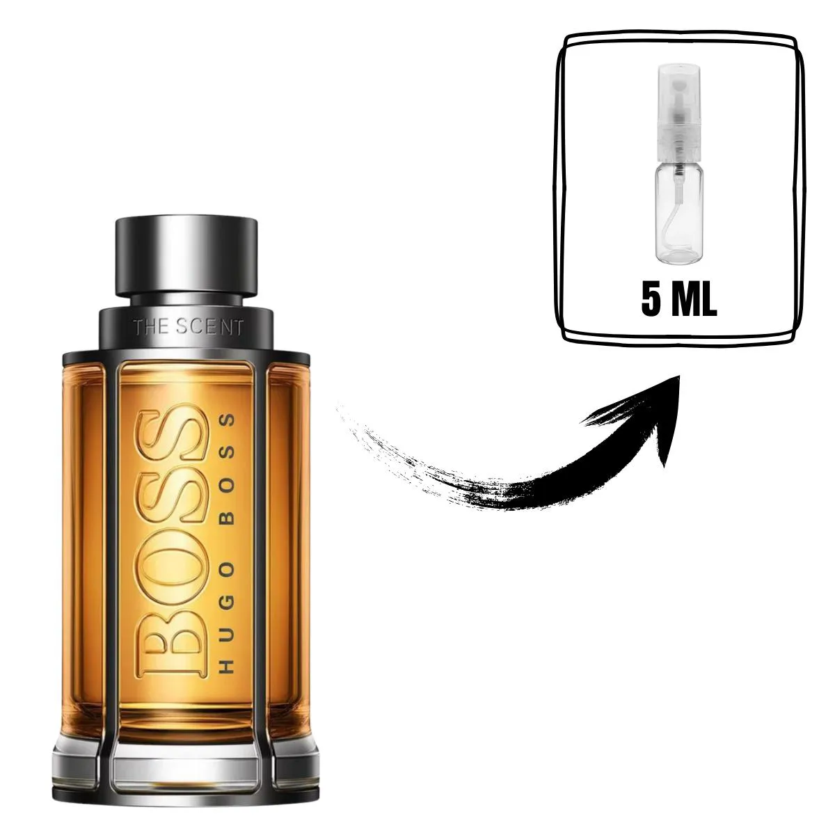 PERFUME MASCULINO THE SCENT HUGO BOSS EDT 5ML