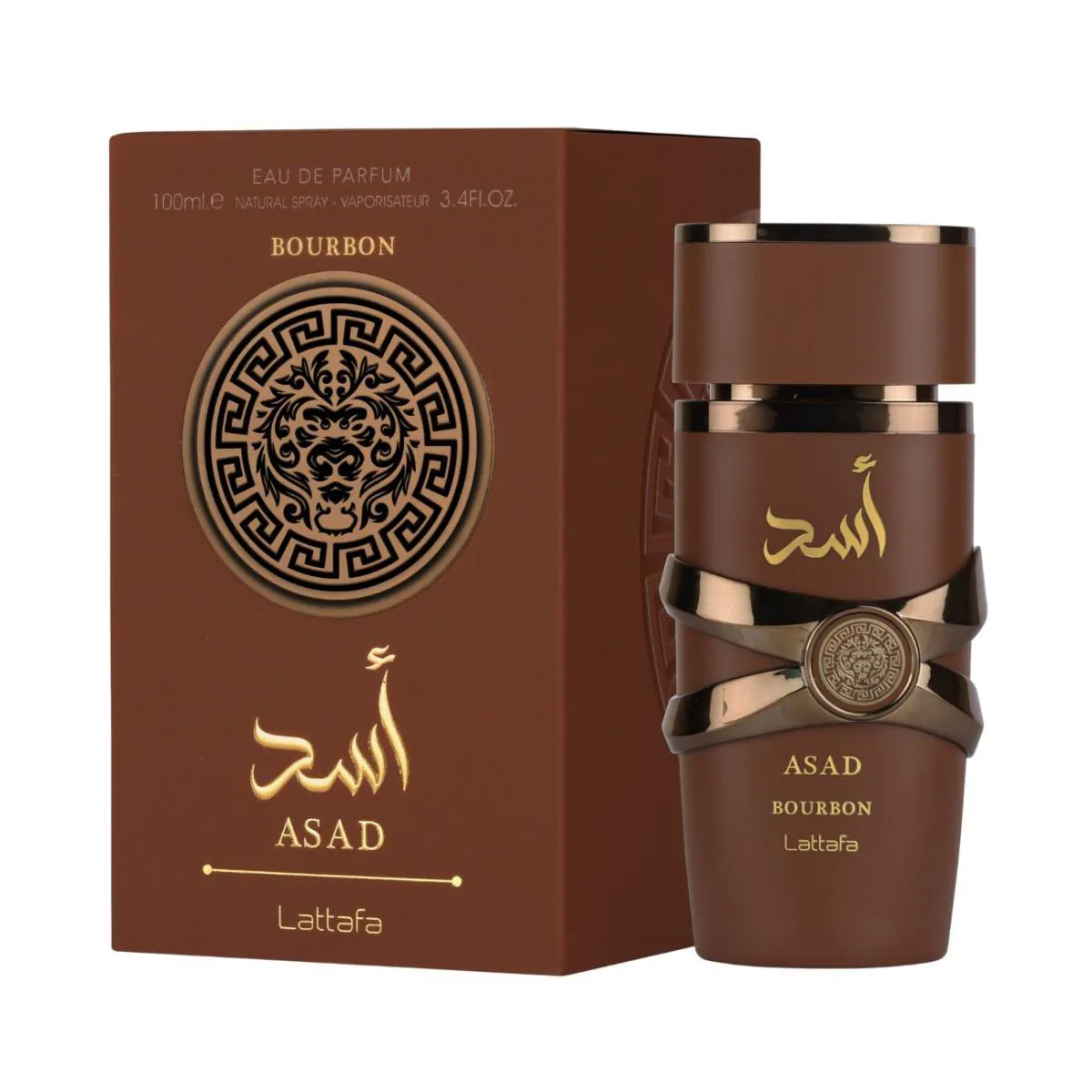 PERFUME UNISSEX ÁRABE LATTAFA ASAD BOURBON EDP 100ML