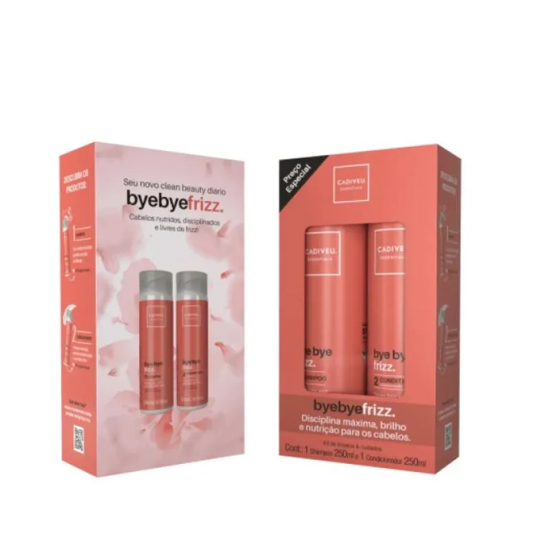KIT CADIVEU PROFESSIONAL ESSENTIALS BYE BYE FRIZZ 2 PRODUTOS