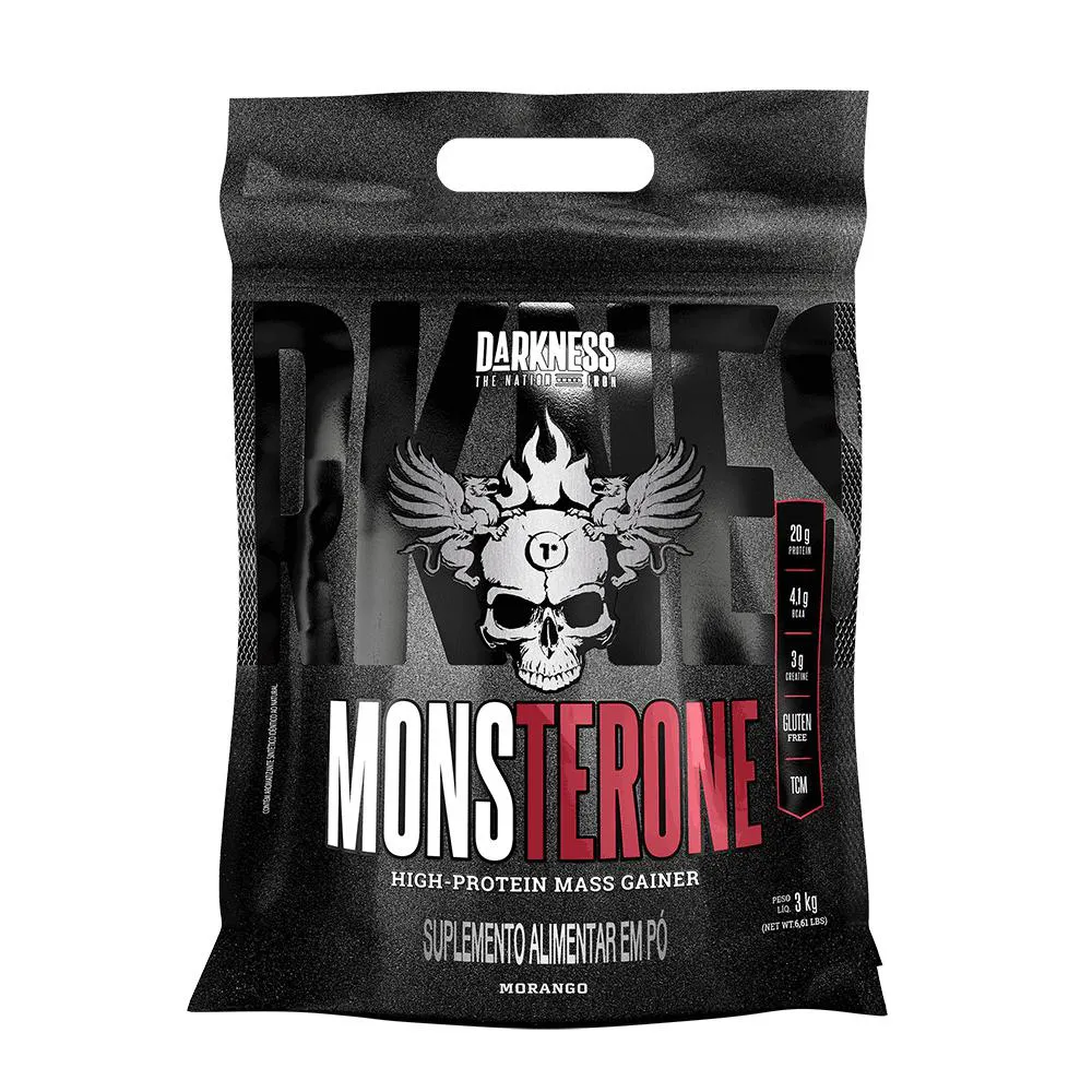 HIPER CALORICO MONSTERONE DARKNESS 3KG Morango