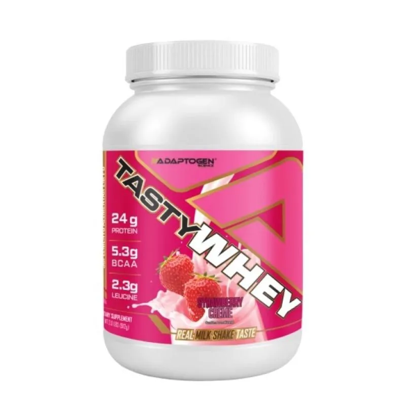 TASTY WHEY (912G) - SABOR: MORANGO (900G)
