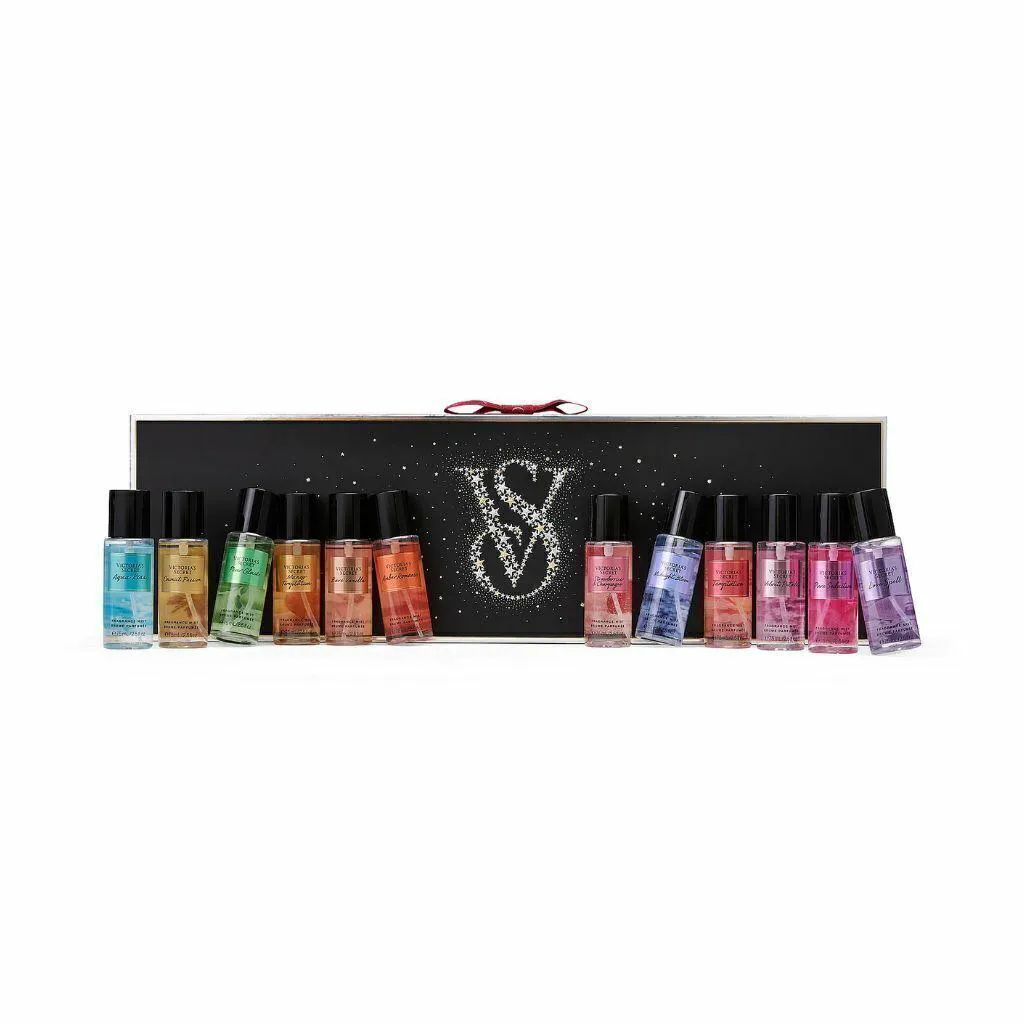 KIT DE LUXO BODY SPLASH VICTORIA'S SECRETS ORIGINAIS 12 MINI