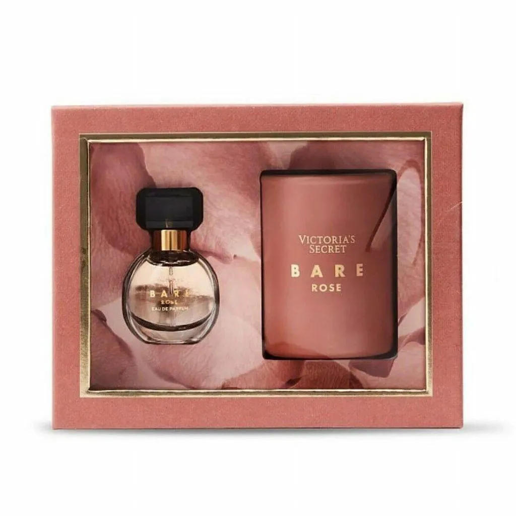 KIT VICTORIA'S SECRET EAU DE PARFUM 7,5ML + VELA BARE ROSE