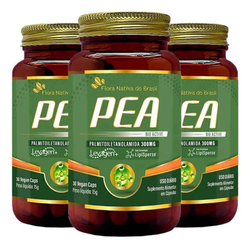 PEA LEVAGEN 3 X 30 CáPSULAS FLORA NATIVA