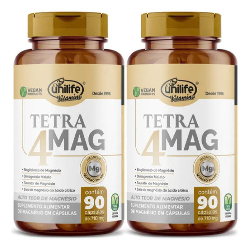 TETRA 4 MAGNéSIOS 2 X 90 CáPSULAS UNILIFE