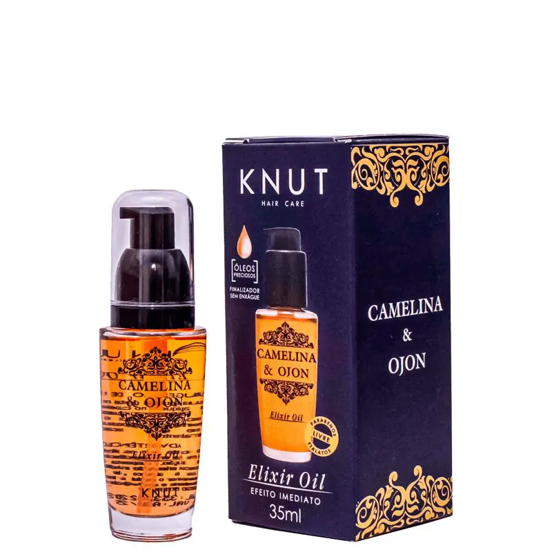 ÓLEO CAPILAR 35ML ELIXIR OIL CAMELINA & OJON KNUT
