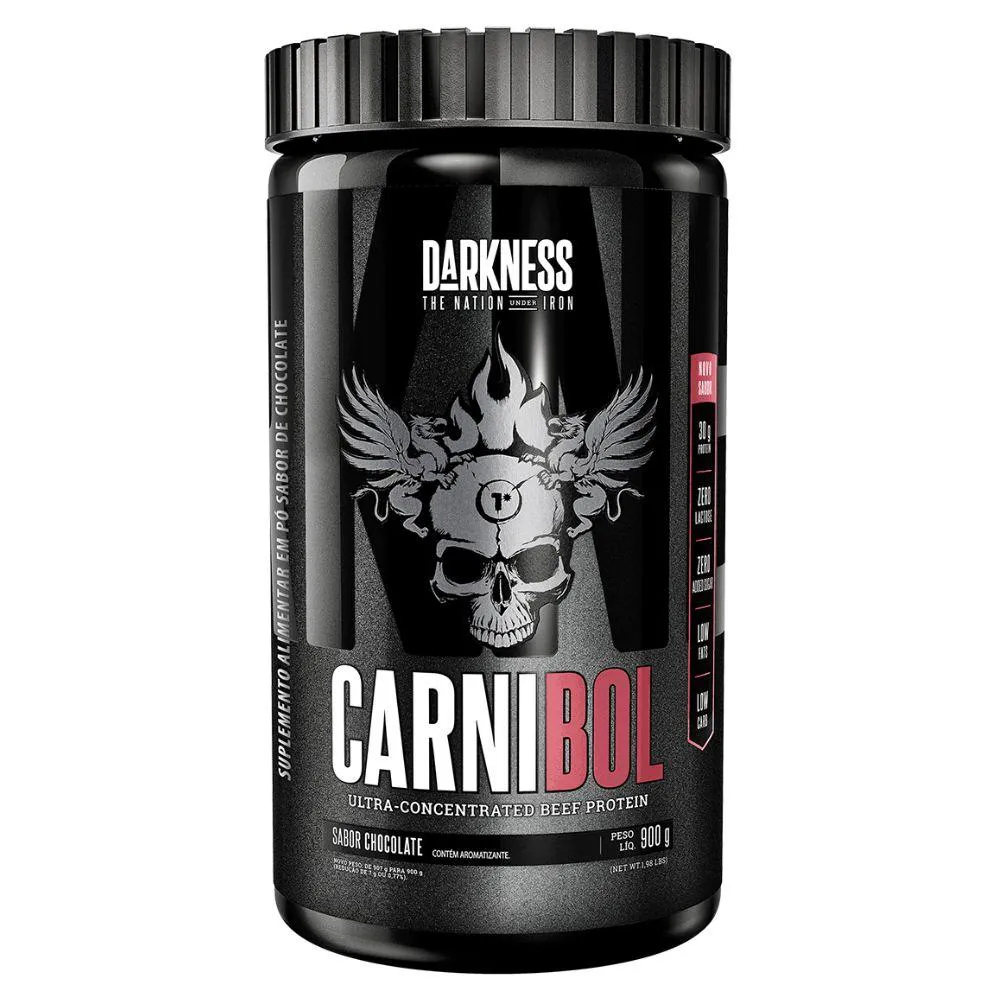 CARNIBOL ISOLADO HIDRO BEEF PROTEIN CHOCOLATE 900G DARKNESS