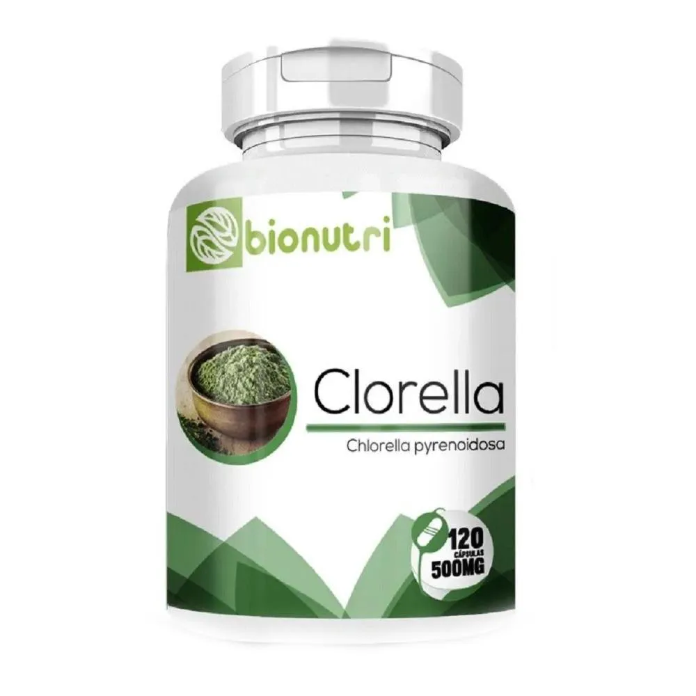 CLORELLA 120 CAPS 500 MG - BIONUTRI