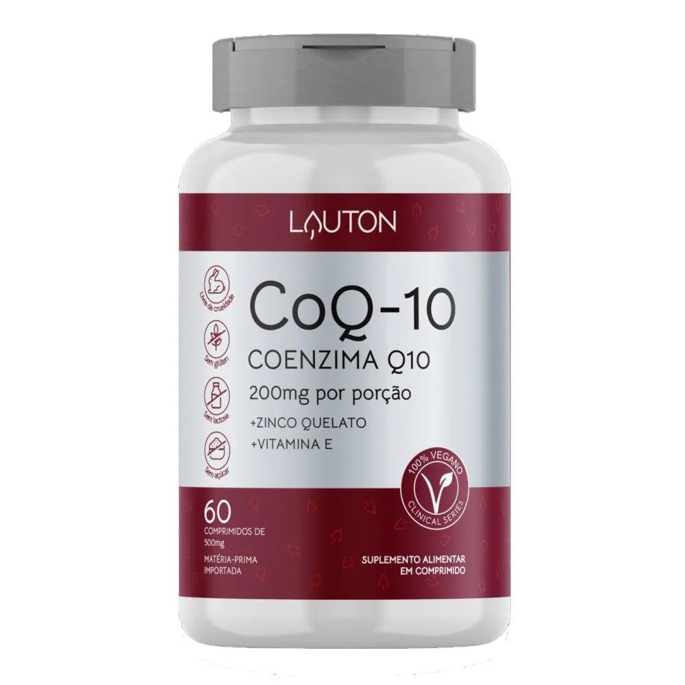 COENZIMA Q10 MAIOR ENERGIA COQ10 60 COMPRIMIDOS - LAUTON