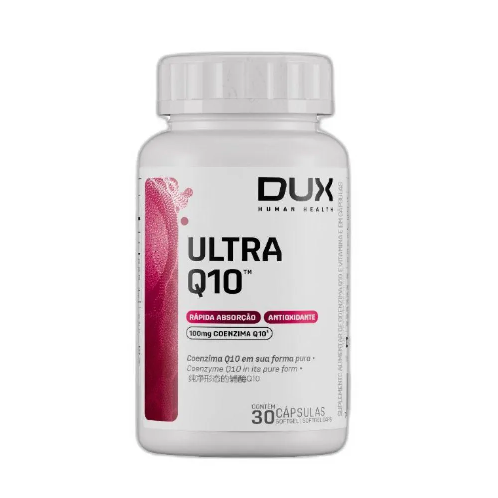 COENZIMA Q10 UBIQUINONA VITAMINA E 100 MG 30 CAPS - DUX