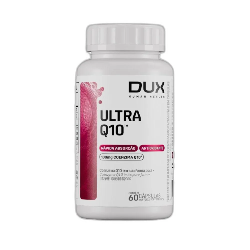 COENZIMA Q10 UBIQUINONA VITAMINA E 100 MG 60 CAPS - DUX