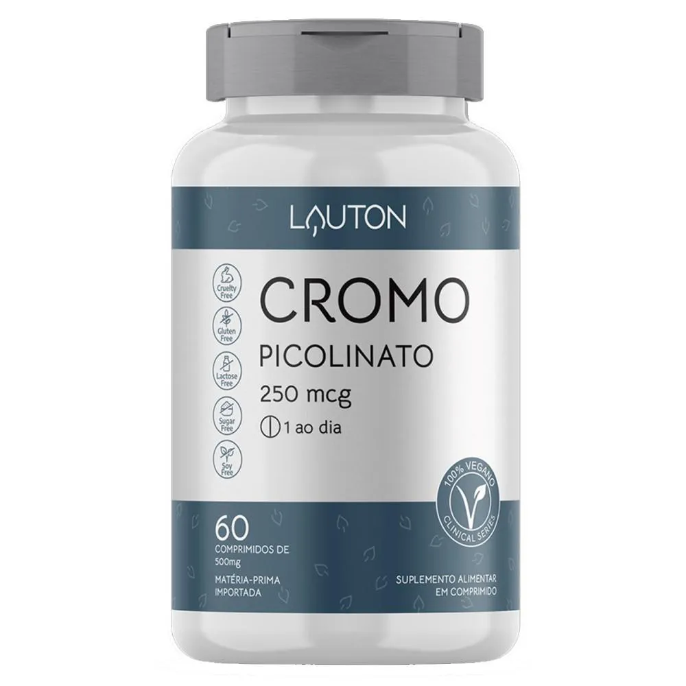 CROMO PICOLINATO 250MCG 60 COMPRIMIDOS - LAUTON