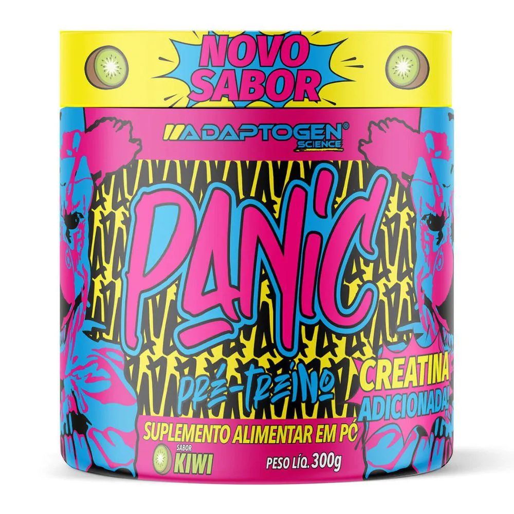 PRE TREINO PANIC KIWI 300G - ADAPTOGEN