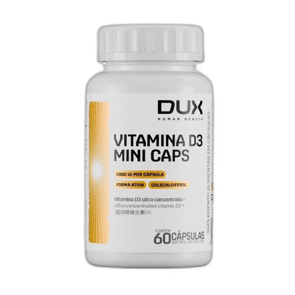 VITAMINA D3 COLECALCIFEROL 2000 UI 60 CAPS - DUX