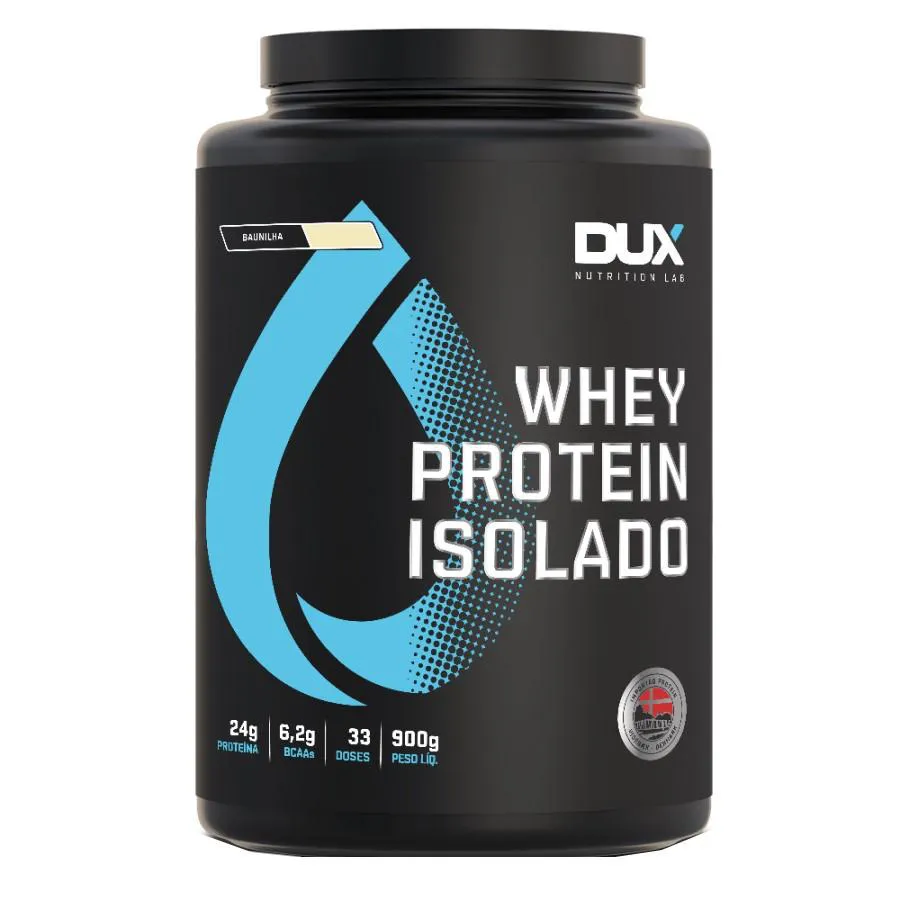 WHEY PROTEIN ISOLADO - 900G - BAUNILHA - DUX NUTRITION