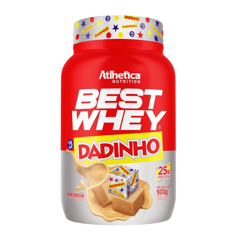 BEST WHEY ISOLADO HIDROLISADO GOURMET DADINHO 900G ATLHETICA