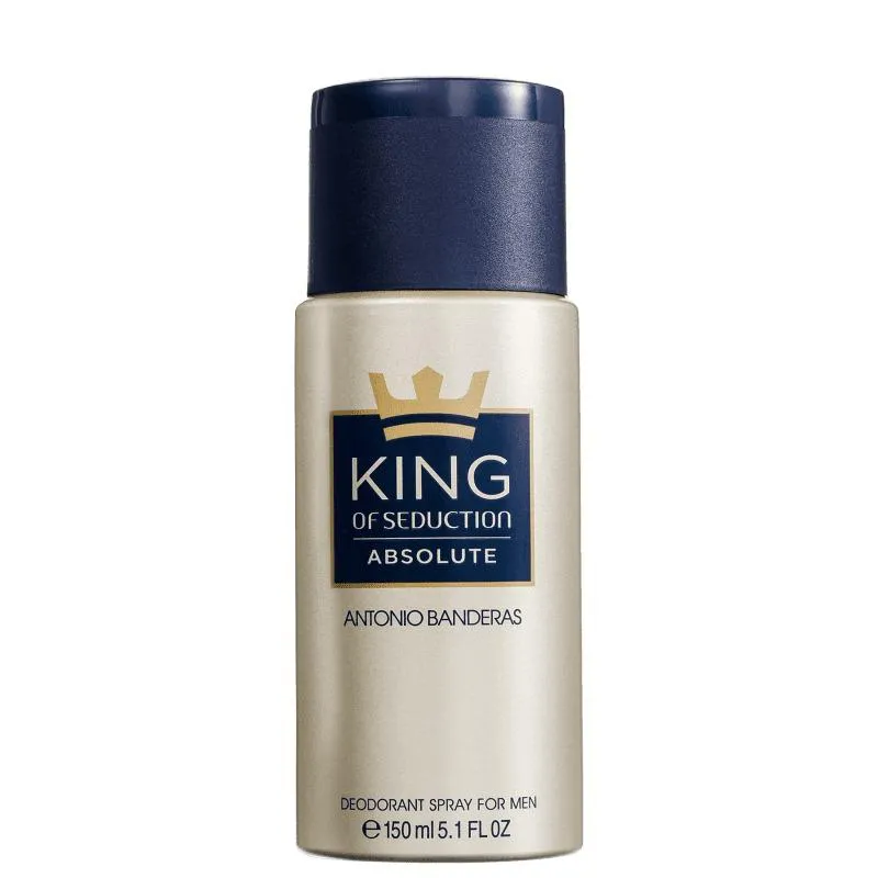 BANDERAS SEDUCTION KING OF ABSOLUTE - DESODORANTE MASCULINO 150ML