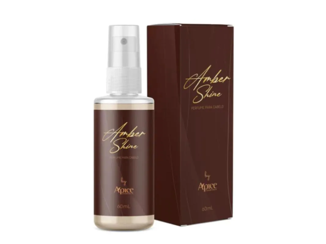 PERFUME CAPILAR AMADEIRADO AMBER SHINE 60ML APSE COSMETICOS