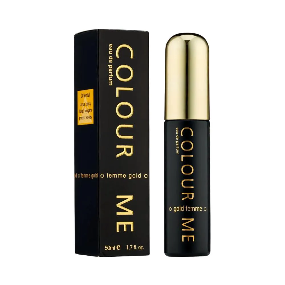 COLOUR ME GOLD FEMME EAU DE PARFUM - MILTON LLOYD 50ml
