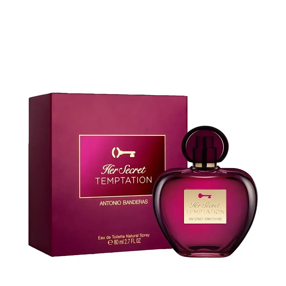 HER SECRET TEMPTATION EAU DE TOILETTE FEMININO - ANTONIO BANDERAS 80ml