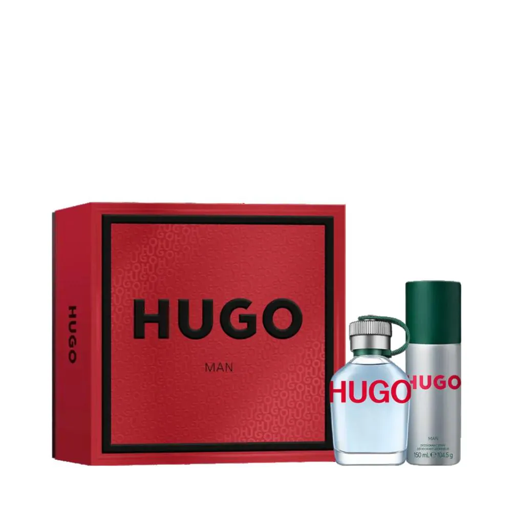 KIT HUGO MAN (EAU DE TOILETTE 75ML + DESODORANTE 150ML) - HUGO BOSS