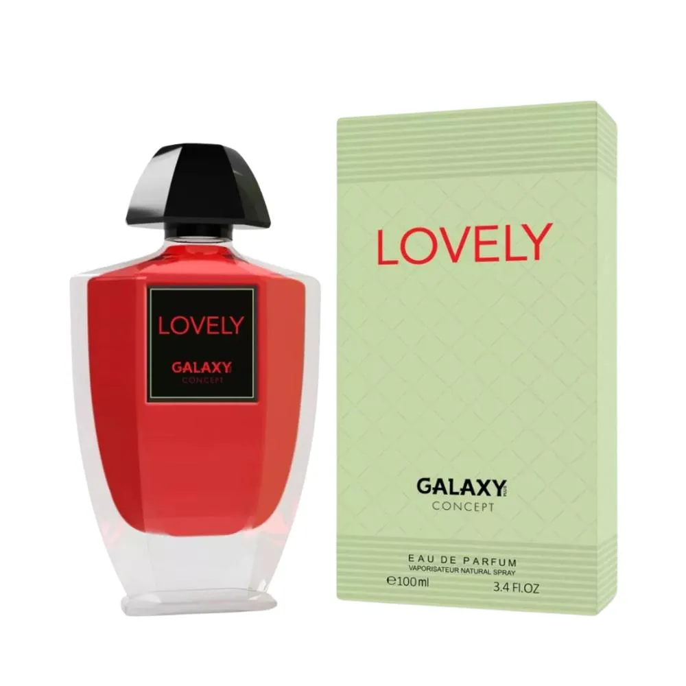 LOVELY EAU DE PARFUM FEMININO - GALAXY PLUS 100ml