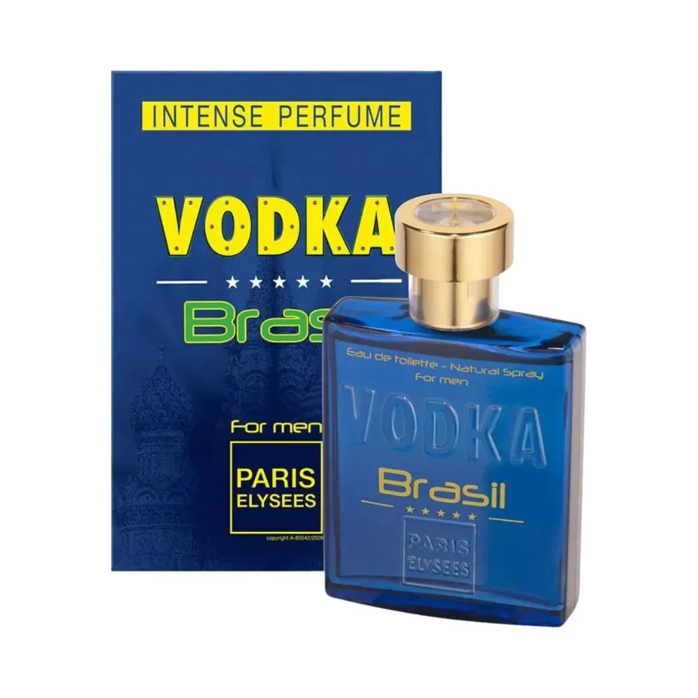 VODKA BRASIL AZUL EAU DE TOILETTE MASCULINO - PARIS ELYSEES 100ml