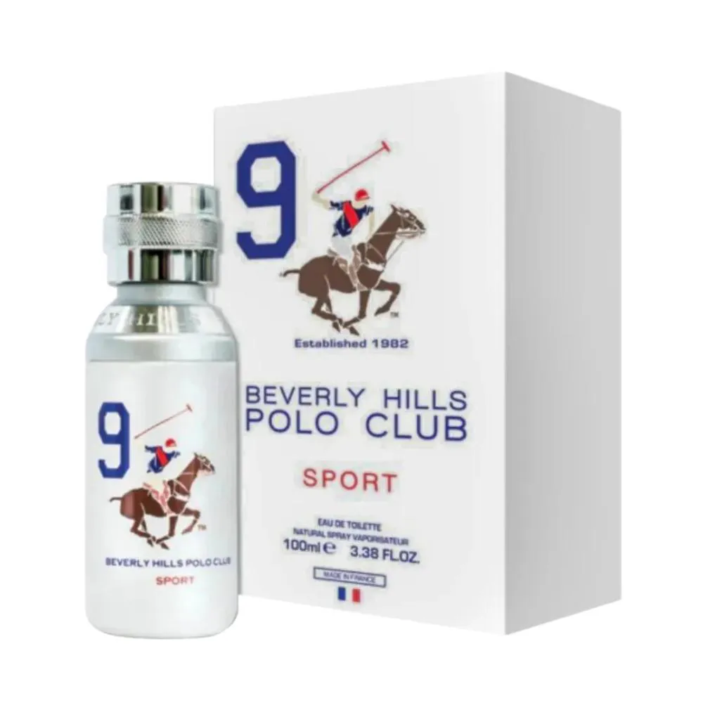 POLO CLUB SPORT 9 EAU DE TOILETTE MASCULINO  GIORGIO BEVERLY HILLS 100ml