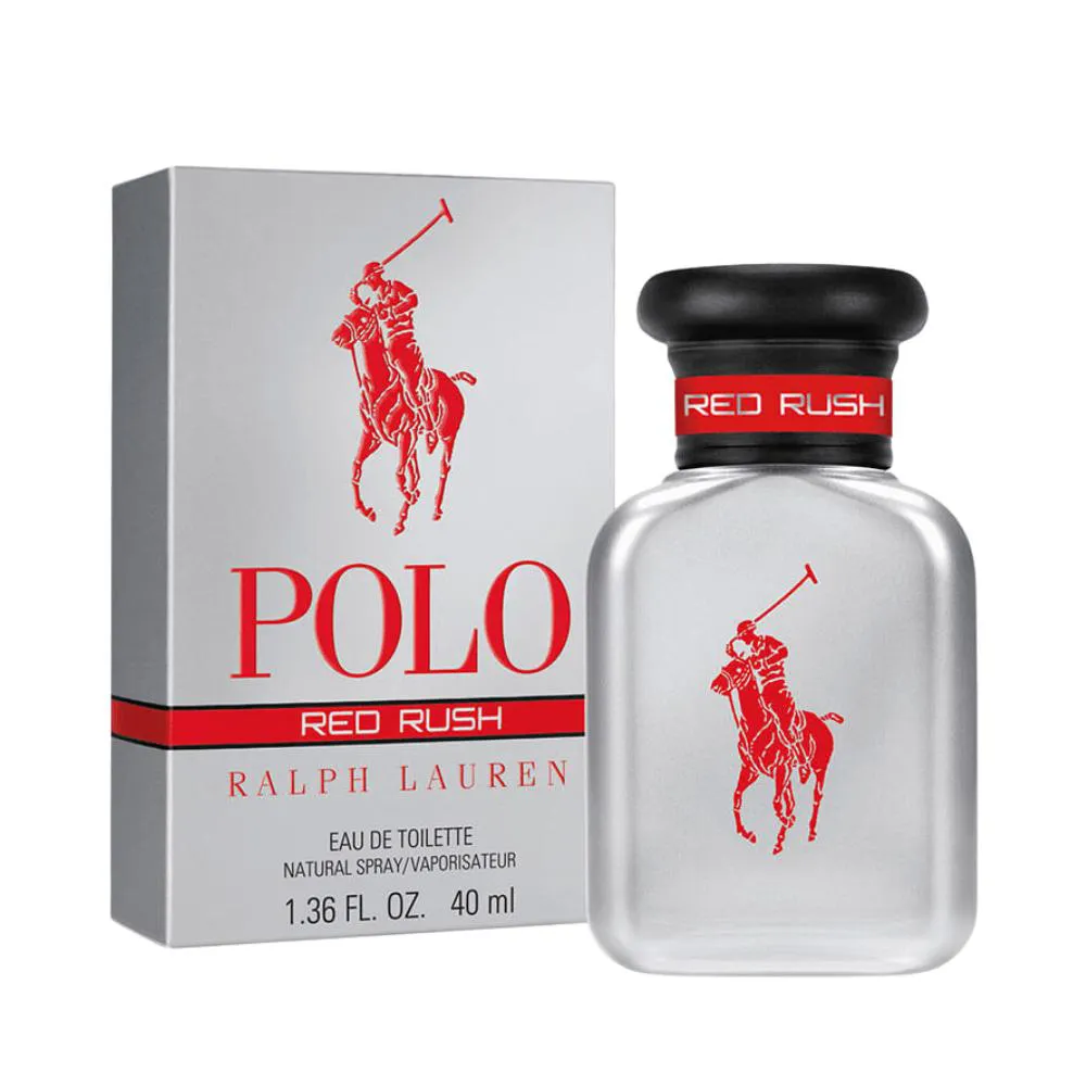 POLO RED RUSH EAU DE TOILETTE  MASCULINO - RALPH LAUREN 40ml