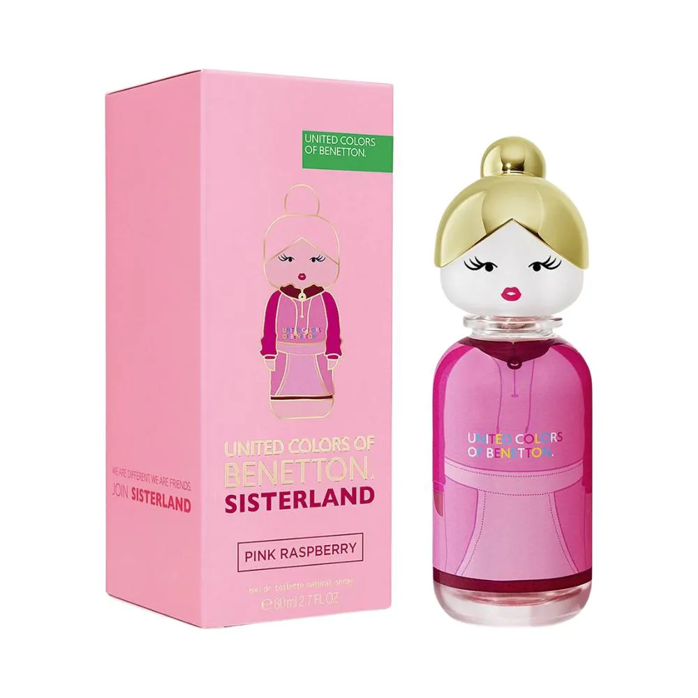 SISTERLAND PINK RASPBERRY EAU DE TOILETTE FEMININO - BENETTON 80ml