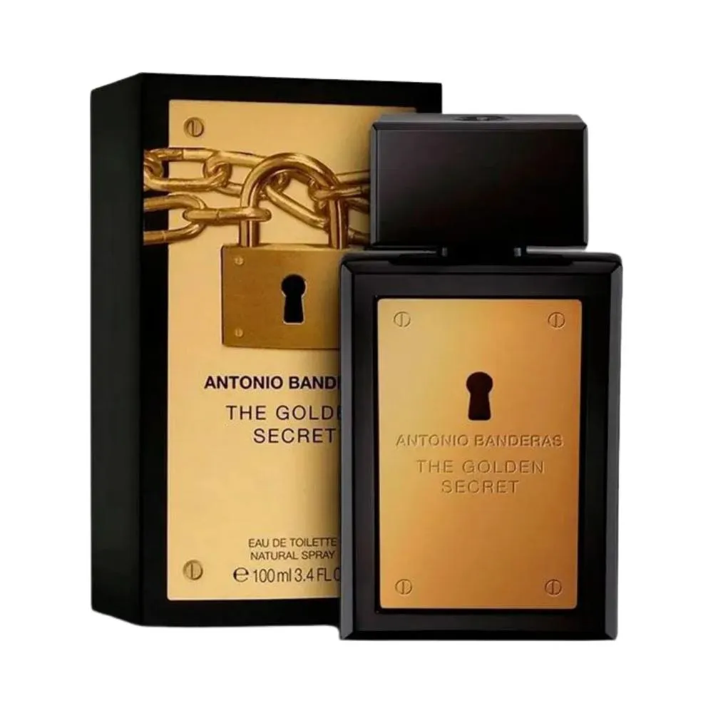 THE GOLDEN SECRET  EAU DE TOILETTE MASCULINO - ANTONIO BANDERAS 200ml
