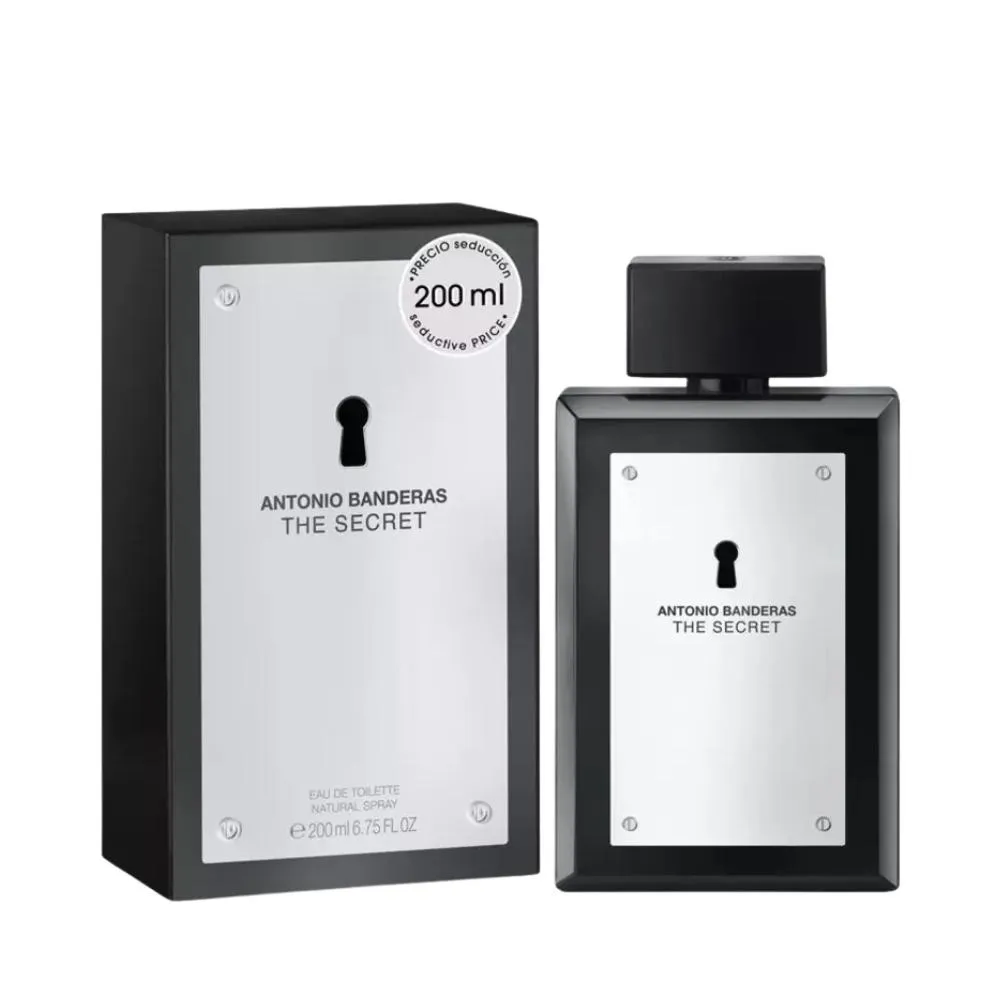 THE SECRET  EAU DE TOILETTE MASCULINO - ANTONIO BANDERAS 200ml