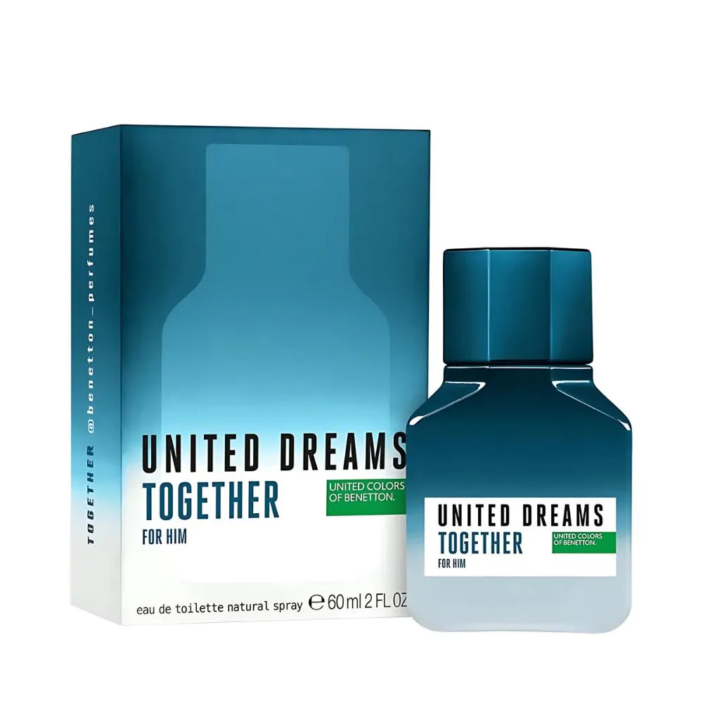 UNITED DREAMS TOGETHER FOR HIM EAU DE TOILETTE MASCULINO - BENETTON 60ml