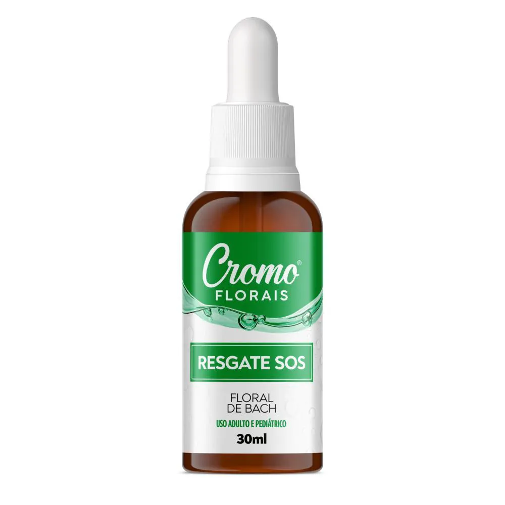 FLORAL DE BACH RESGATE SOS - MOMENTO DE EMERGêNCIA 30ML