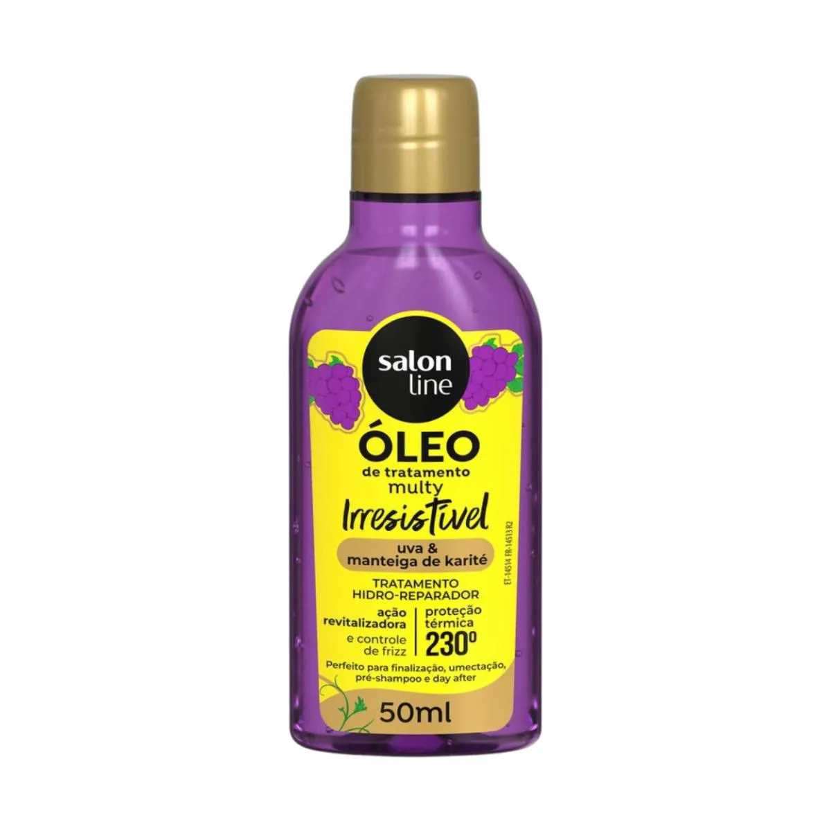 ÓLEO TRATAMENTO CAPILAR UVA HIDRO REPARADOR SALON LINE 50ML