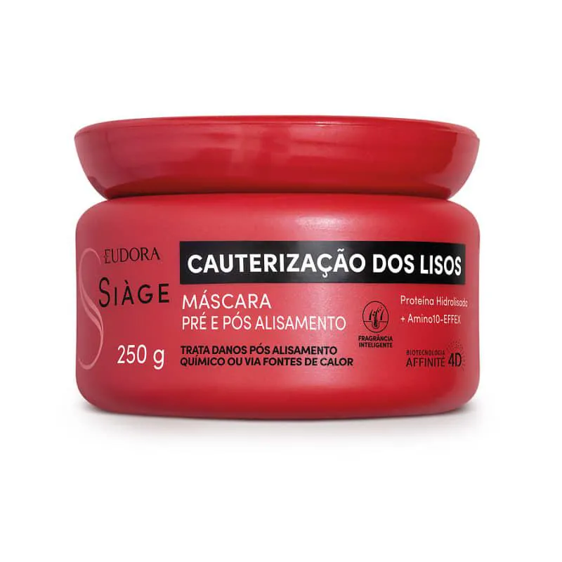 EUDORA SIAGE CAUTERIZACAO DOS LISOS MASCARA CAPILAR 250G