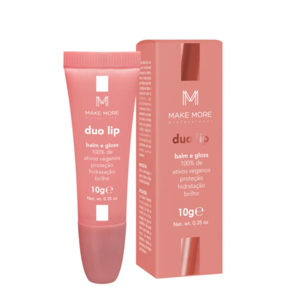 MAKE MORE DUO LIP BALM E GLOSS 10G
