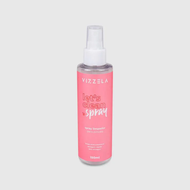 VIZZELA LETS CLEAN SPRAY LIMPADOR PARA PINCEIS 150ML