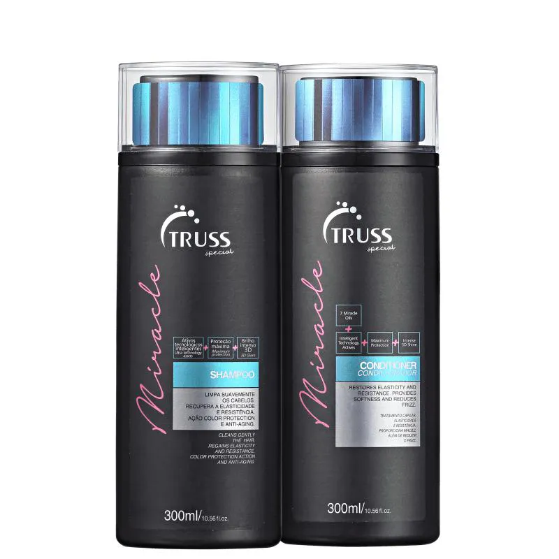 TRUSS MIRACLE SHAMPOO 300ML + CONDICIONADOR 300ML