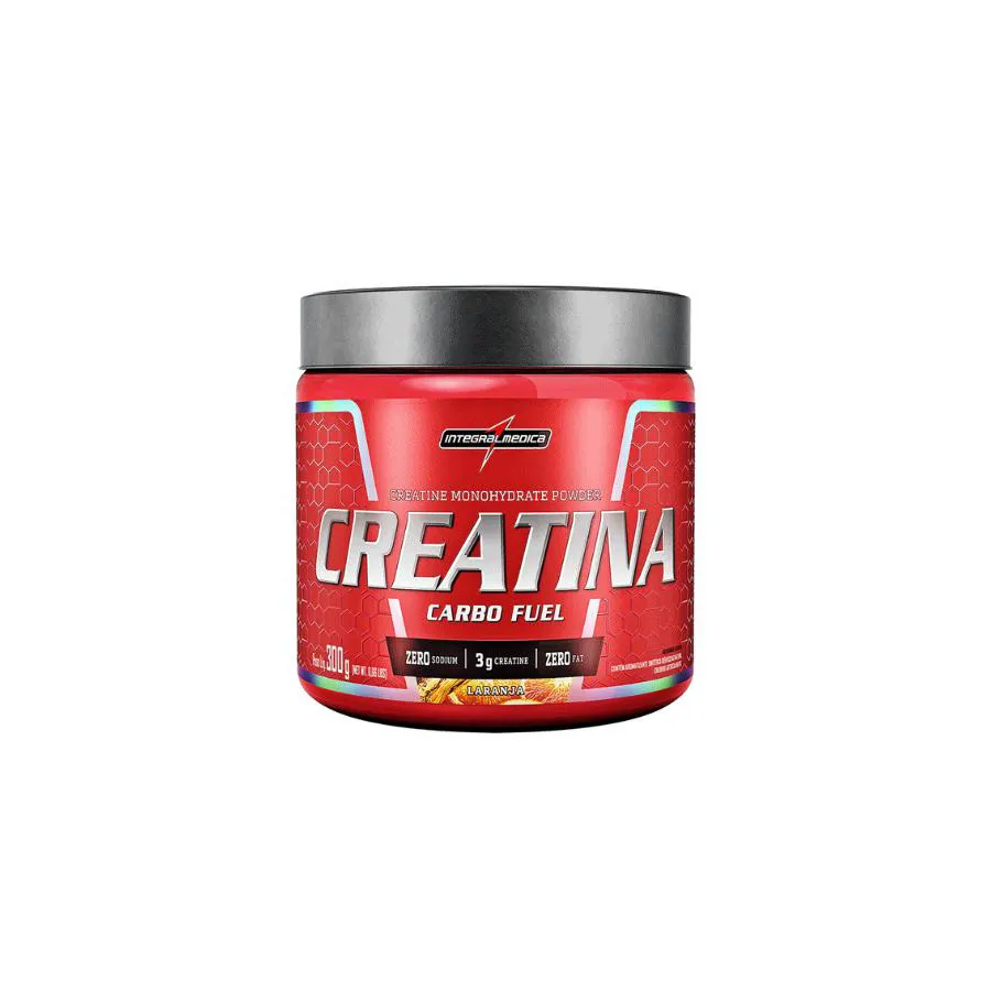 CREATINA CARBO FUEL SABOR LARANJA 300G - INTEGRALMEDICA
