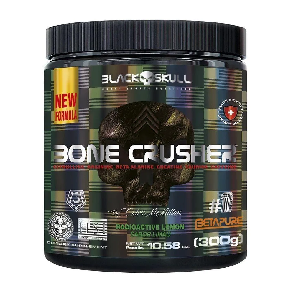 BONE CRUSHER (300G) - SABOR: RADIOACTIVE LEMON