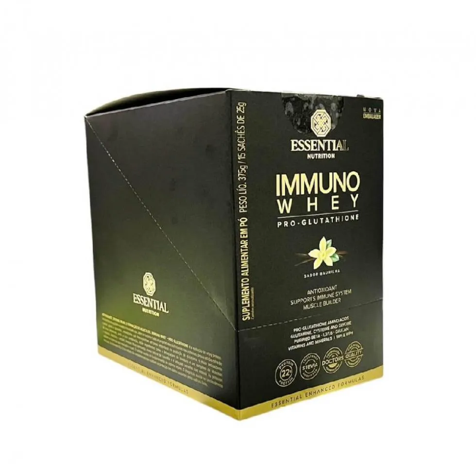 IMMUNO WHEY PRO GLUTATHIONE DISPLAY - SABOR: BAUNILHA (15 SACHêS 25G)
