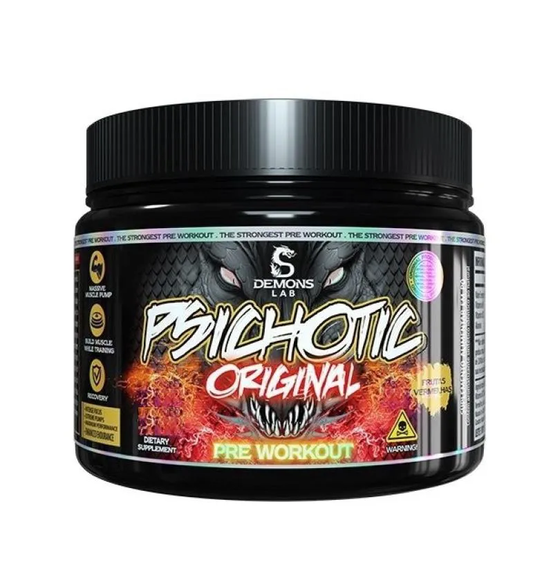 PSICHOTIC ORIGINAL (300G) - SABOR: FRUTAS VERMELHAS