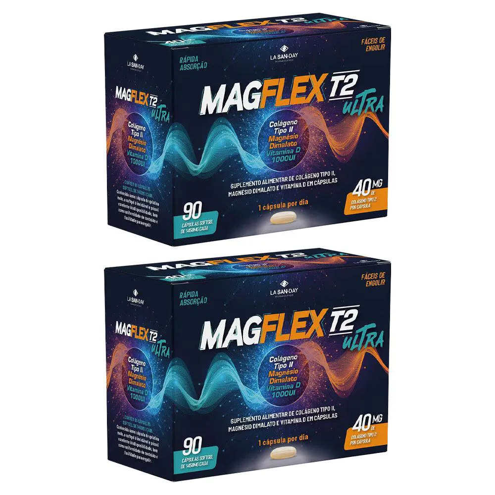 KIT 2 MAGFLEX T2 ULTRA 90 CáPSULAS - LA SAN DAY