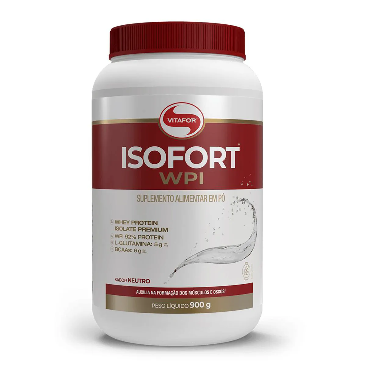 Isofort Vitafor Whey Protein 900g Neutro