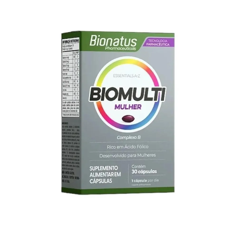 BIOMULTI MULHER 30CAPS BIONATUS