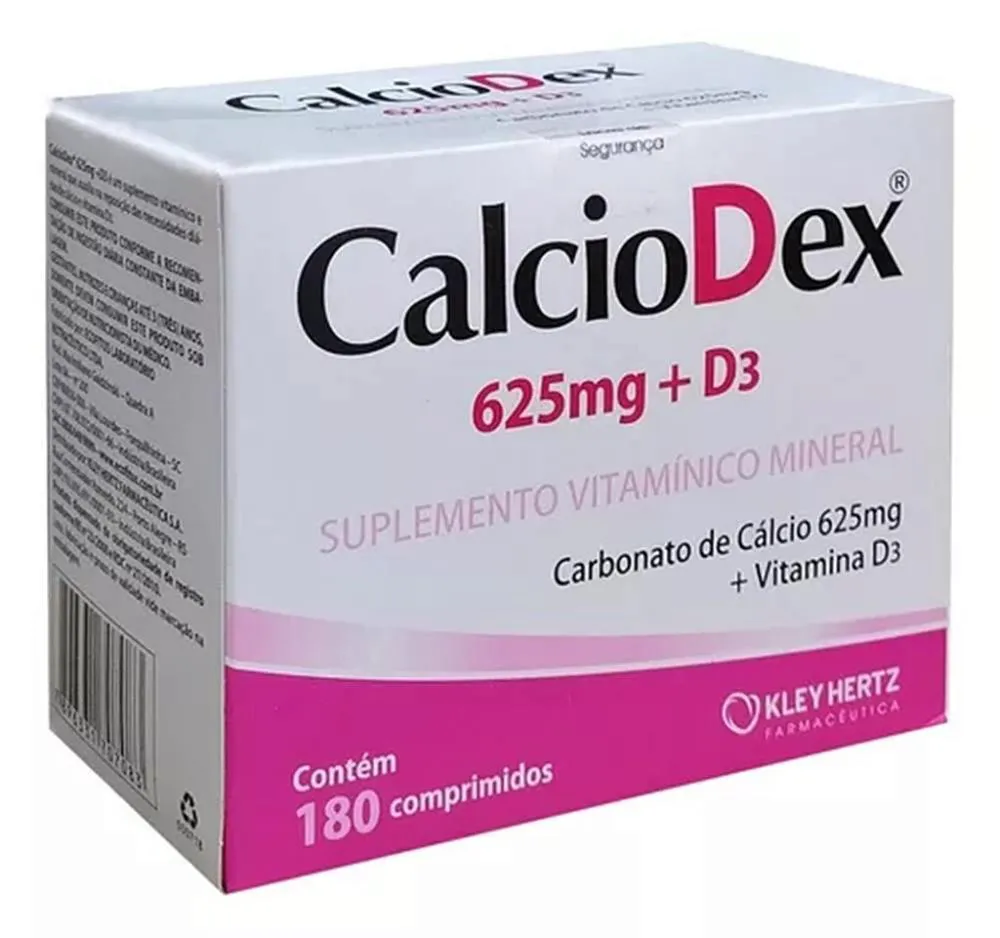 CALCIODEX 625MG+D 180CPR KLEY HERTZ