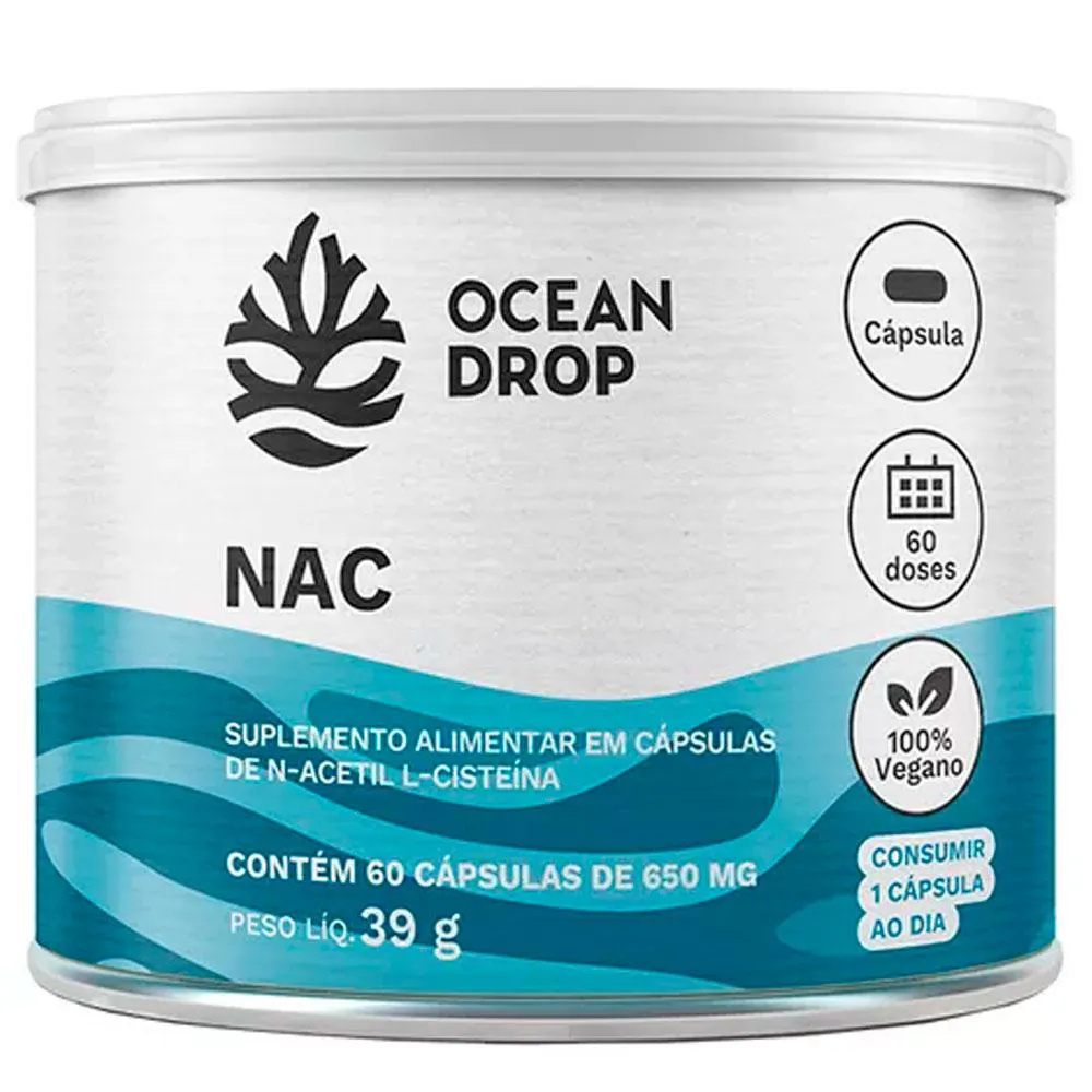 NAC N-ACETILCISTEíNA VEGANO (60 CAPSULAS) - OCEAN DROP