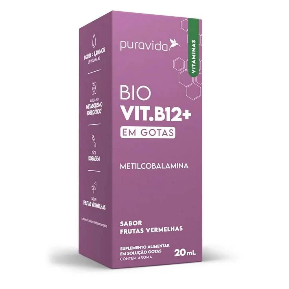 BIO VIT. B12+ (METILCOBALAMINA) 20ML - PURA VIDA